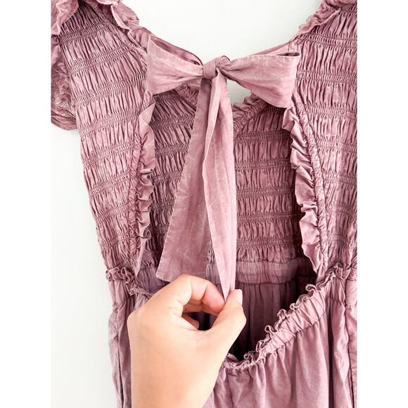 Sea New York | Heidi Heart Quilt Flutter Midi Dress | Sz S - Picture 9 of 13